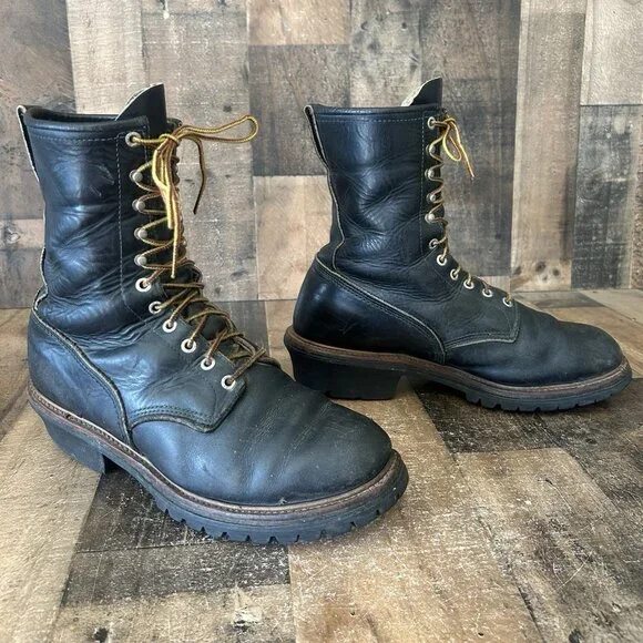 Red Wing 699 Wildland Soft Toe Logger Work Boots Mens 11.5 E - Picture 2 of 12